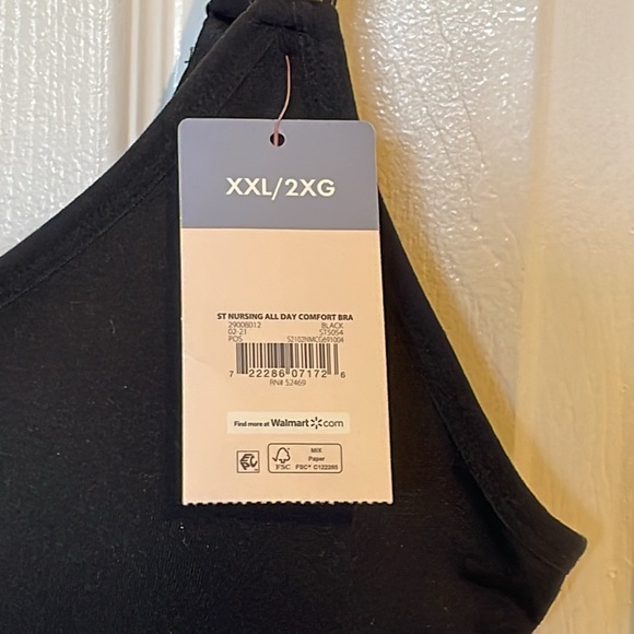 Secret Treasures Black Maternity Bra Size XXL - Picture 4 of 4